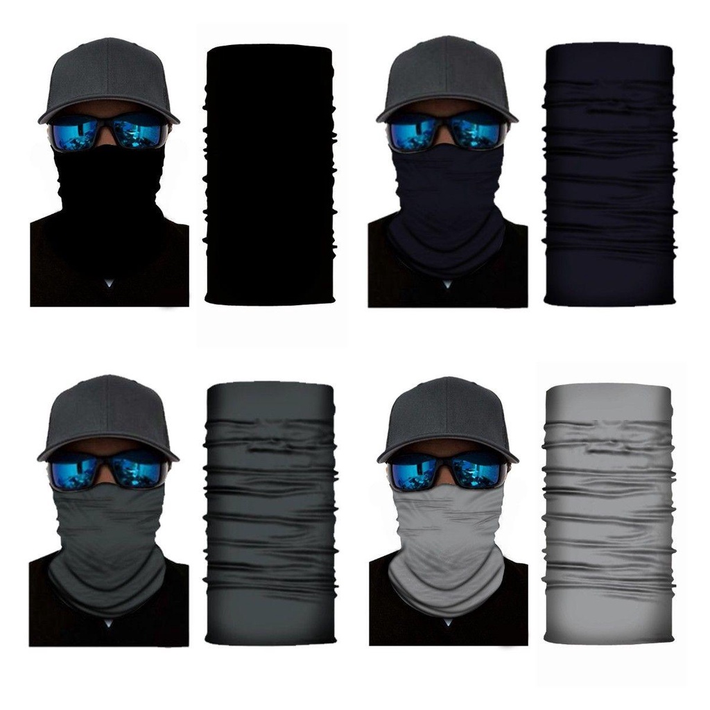Mxgoods Khăn Choàng Cổ Kiêm Mặt Nạ Chống Gió Giữ Ấm Bảo Vệ Mặt Và Cổ Nhiều Màu Tùy Chọn Dùng Khi Đi Xe Đạp / Câu