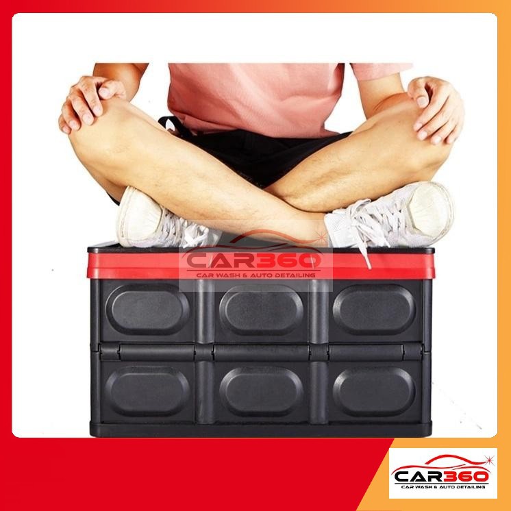 Hộp Đựng Đồ Tiện Dụng Có Thể Gập Gọn Chịu Sức Nặng Đến 56Kg Để Đồ Cốp Sau Ô Tô