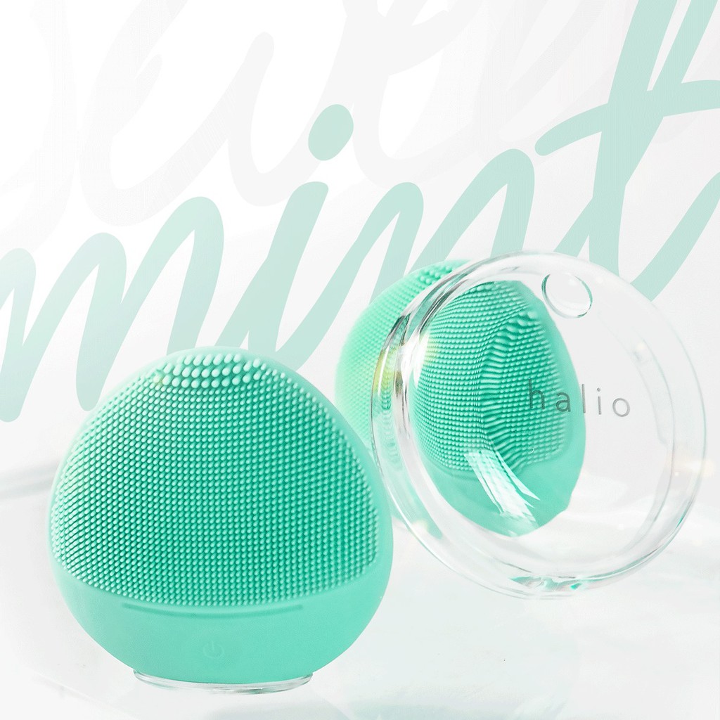Máy Rửa Mặt Halio Dành Cho Da Nhạy Cảm Sensitive Facial Cleansing &amp; Massaging Device