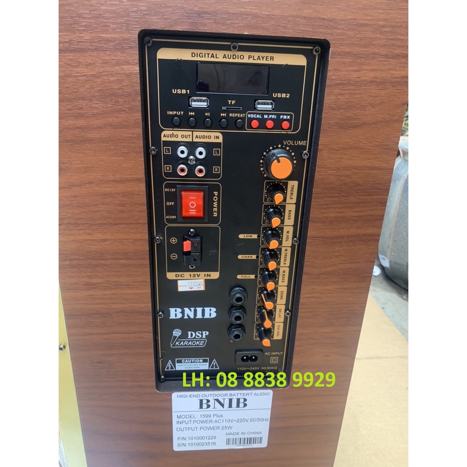 LOA KÉO DI ĐỘNG BASS 40 BNIB 1599 PLUS CAO CẤP  NHẬP KHẨU CHÍNH HÃNG