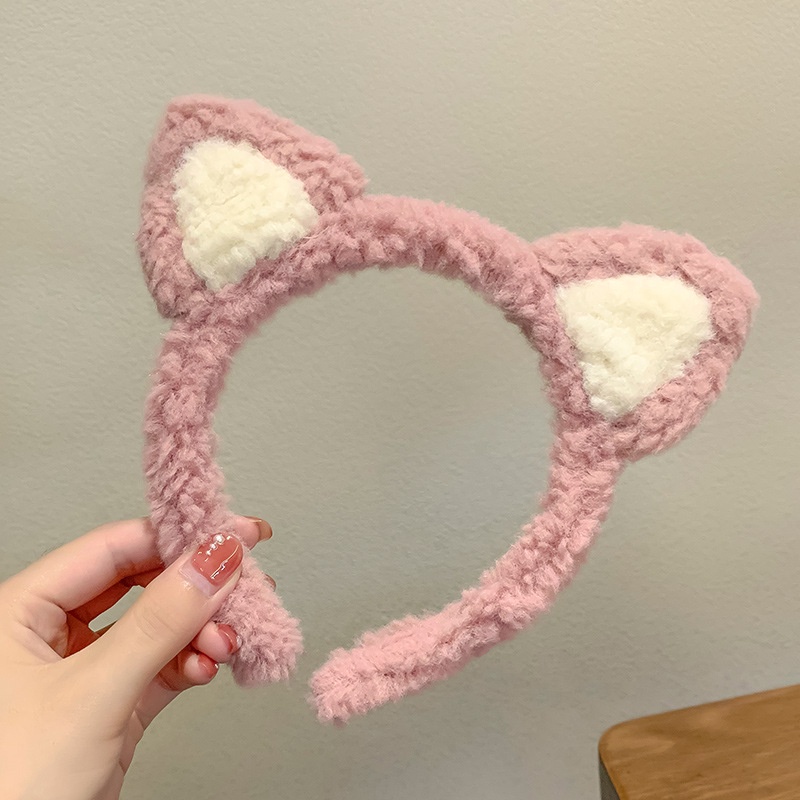 Băng Đô Tai Mèo Bằng Lông Nhung Dễ Thương Xinh Xắn Dành Cho Nữ