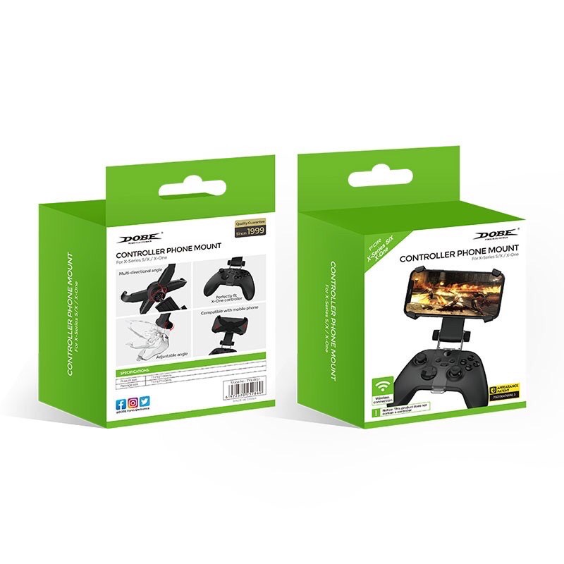 Giá đỡ điện thoại, thân máy Nintendo Switch xoay 360° hãng Dobe cho tay cầm Xbox One/S/X, Xbox Series S/X (TYX-0631)