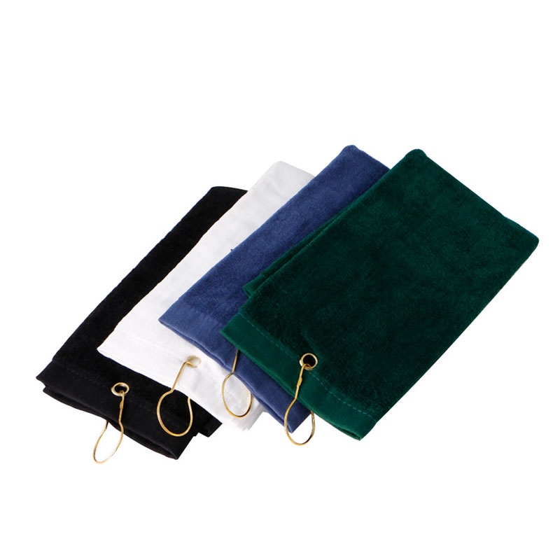 Khăn Cotton Nguyên Chất Có Móc Treo 40x60cm Tiện Dụng Khi Chơi Golf / Leo Núi