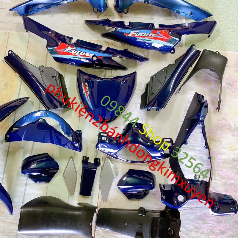 Dàn áo xe Future 1 màu XANH TÍM , nhựa ABS nguyên sinh