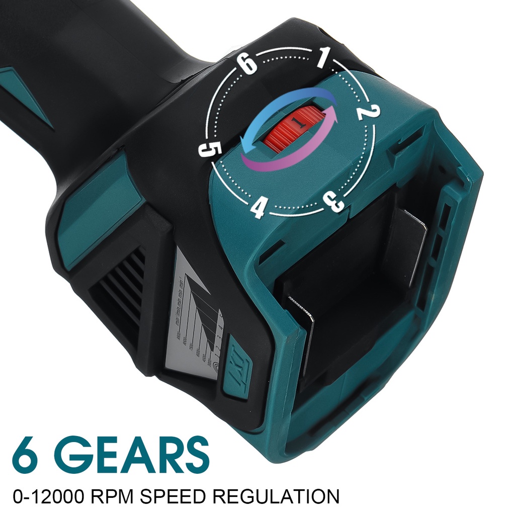 Máy Mài Đánh Bóng Xe Hơi 588vf Không Chổi Than 2 Trong 1 6 Tốc Độ