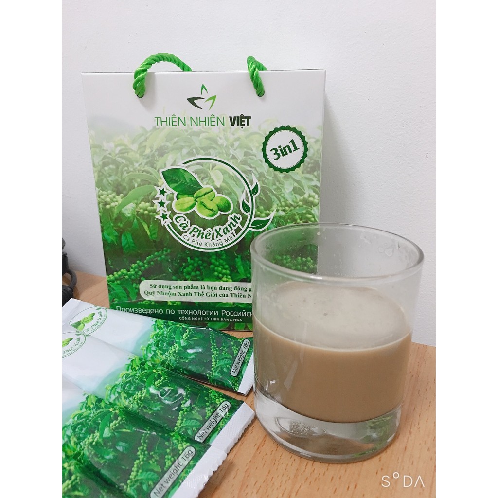 SỈ 3 Hộp cà phê xanh kháng mỡ THIÊN NHIÊN VIỆT 30 GÓI TIỆN DỤNG CHẤT LƯỢNG | BigBuy360 - bigbuy360.vn