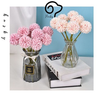 Hoa Giả Bồ Công Anh, Hoa Giả Decor Trang Trí Chậu Cây, Bình Bông