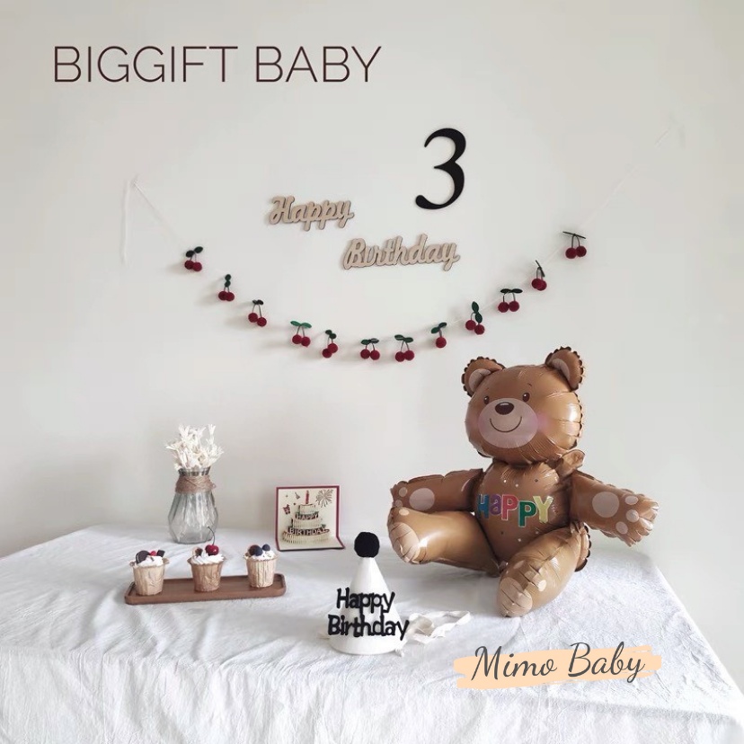 Mũ nón trang trí sinh nhật hình chóp phong cách hàn quốc Mimo Baby M67
