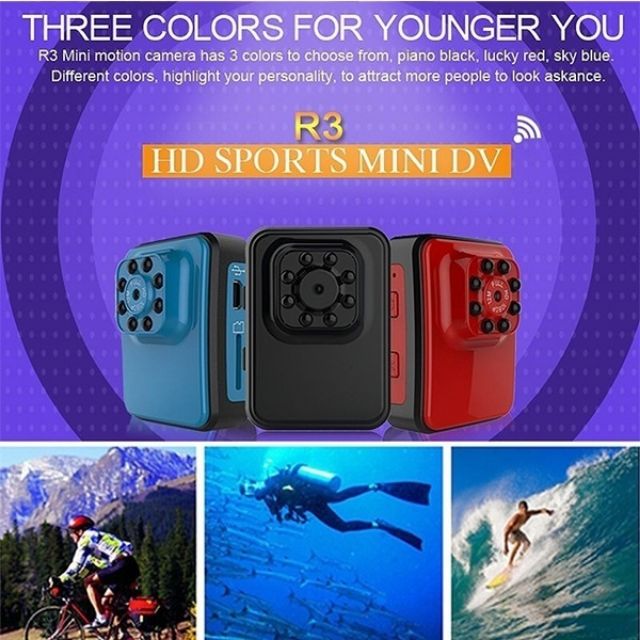 camera fullhd 1920x1080 giám sát mini wifi  R3 mẫu 2020 | BigBuy360 - bigbuy360.vn