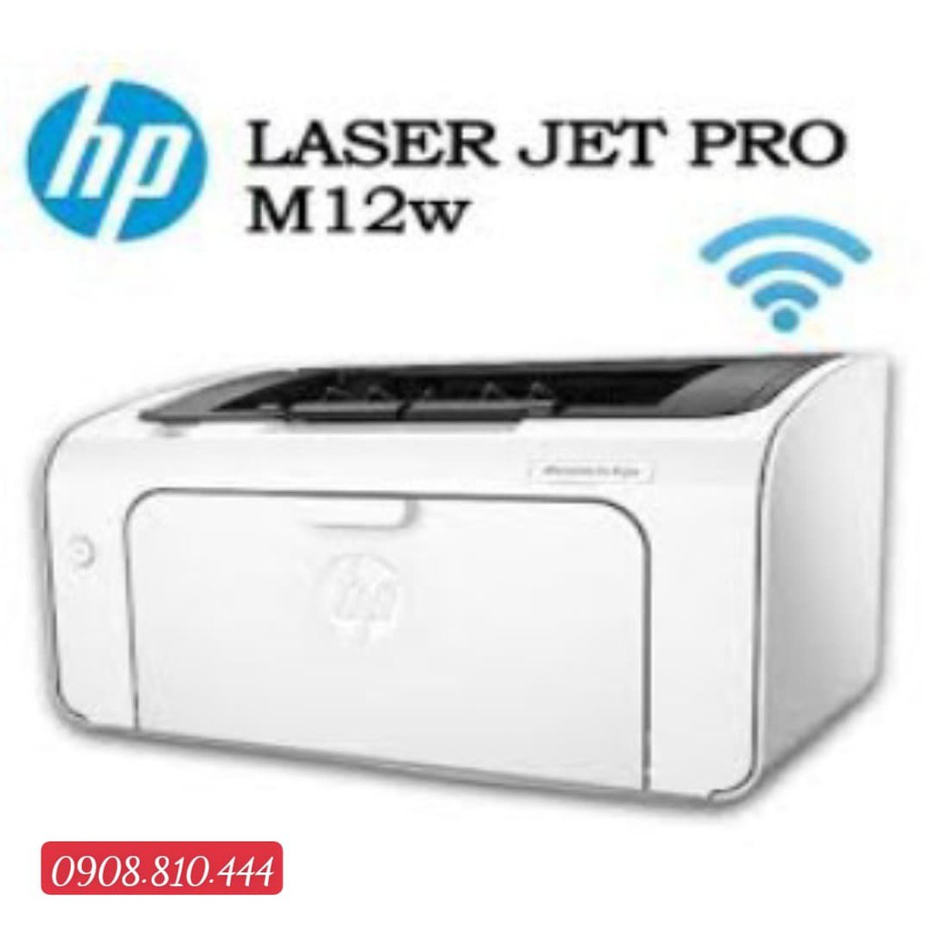 Máy in HP M12w NEW 100% in laser wifi điện thoại