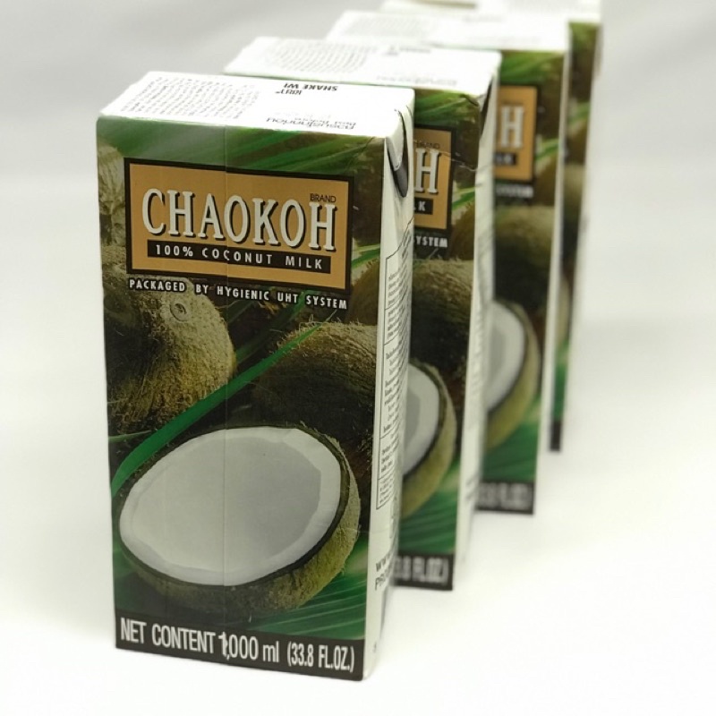 Cốt dừa thái [ChaoKoh] hộp giấy  - 1L