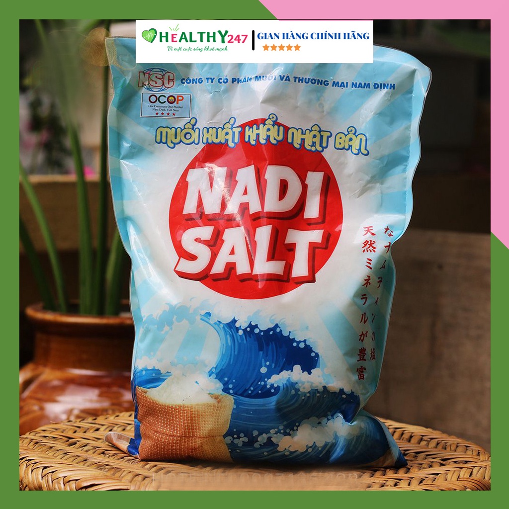 Muối Hạt Nadi sạch nhiều khoáng vi lương xuất khẩu Nhật Bản Healthy247