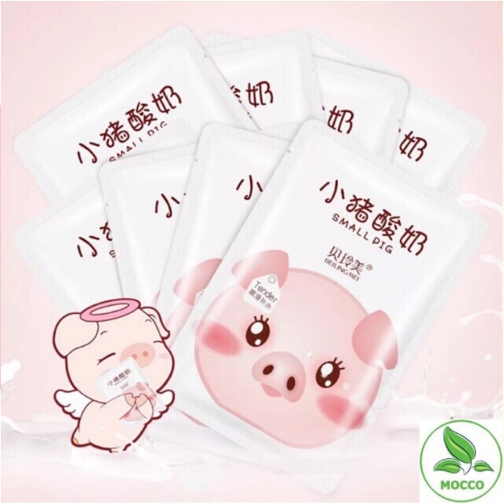 Mặt Nạ Heo Sữa Chua – Mặt Nạ Dưỡng Da Cấp Ẩm Mask Nội Địa Trung Green Comestic