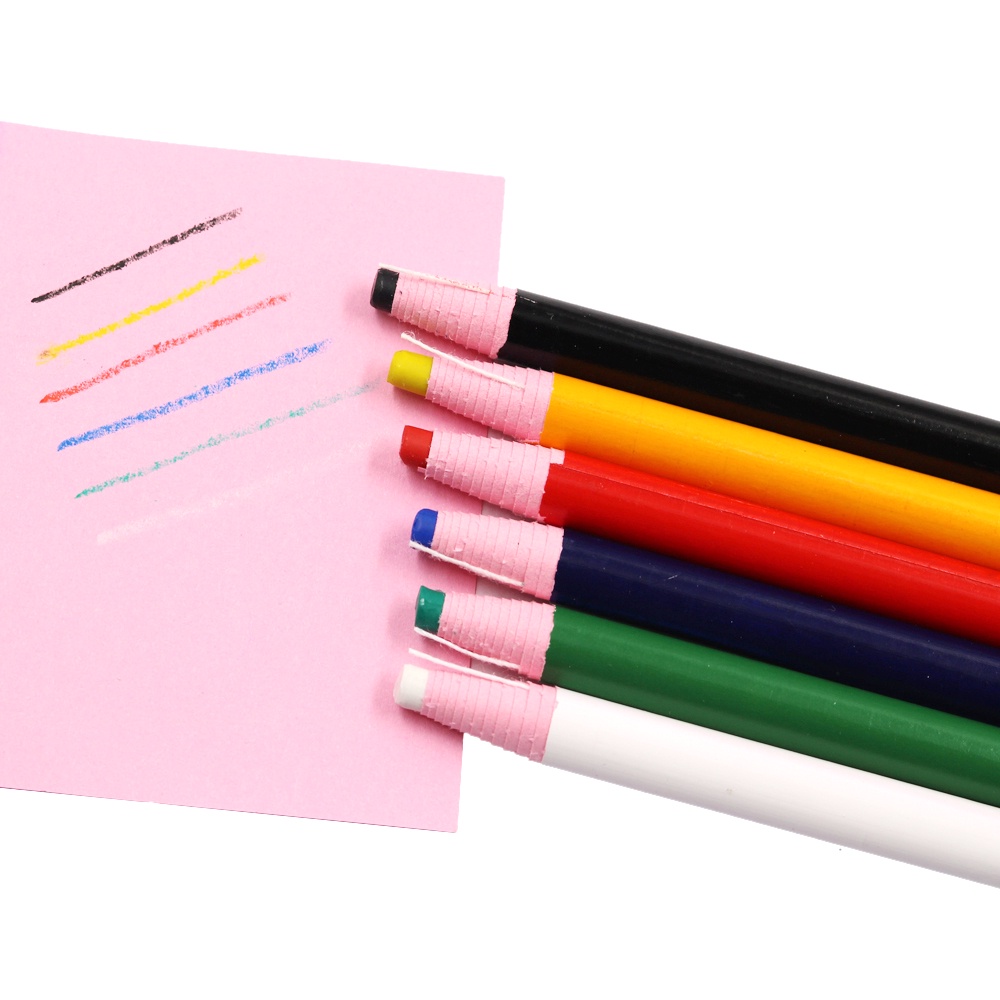 Bộ 12 Bút Phấn Đánh Dấu Vải Không Cắt Nhiều Màu Sắc Dành Cho Thợ May Quần Áo