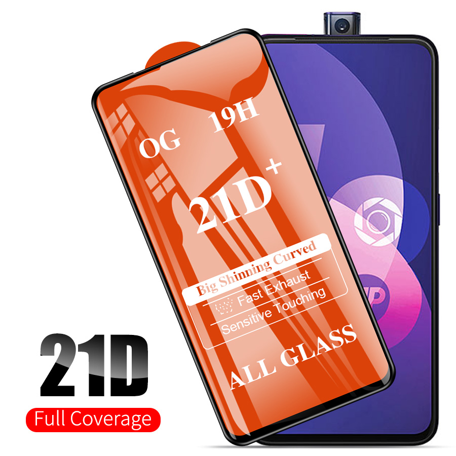 Kính cường lực Full màn 21D OPPO F9 F11 Pro A5S A12 A15 A15S A16 A16K A16E A52 A72 A92 A31 A33 A53 A54 A55 A74 A76 A91 A93 A94 A95 A5 A9 2020 Reno 3 4 5 5F 6 7