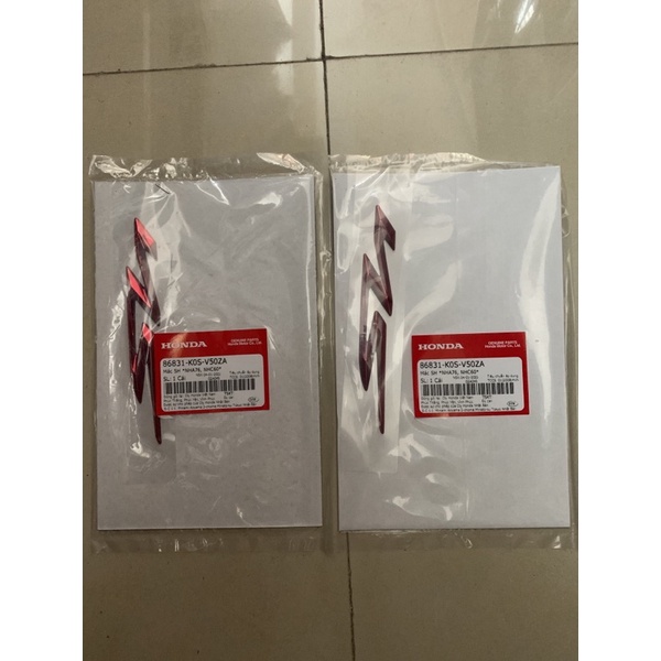 Tem chữ nổi logo sh đỏ Sh 2020 2021-2022 chính hãng Honda