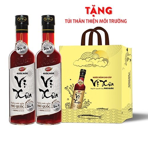 Mua 2 Chai Nước Mắm Cao Cấp Vị Xưa Barona 20N Tặng 1 Túi thân thiện môi trường Vị Xưa