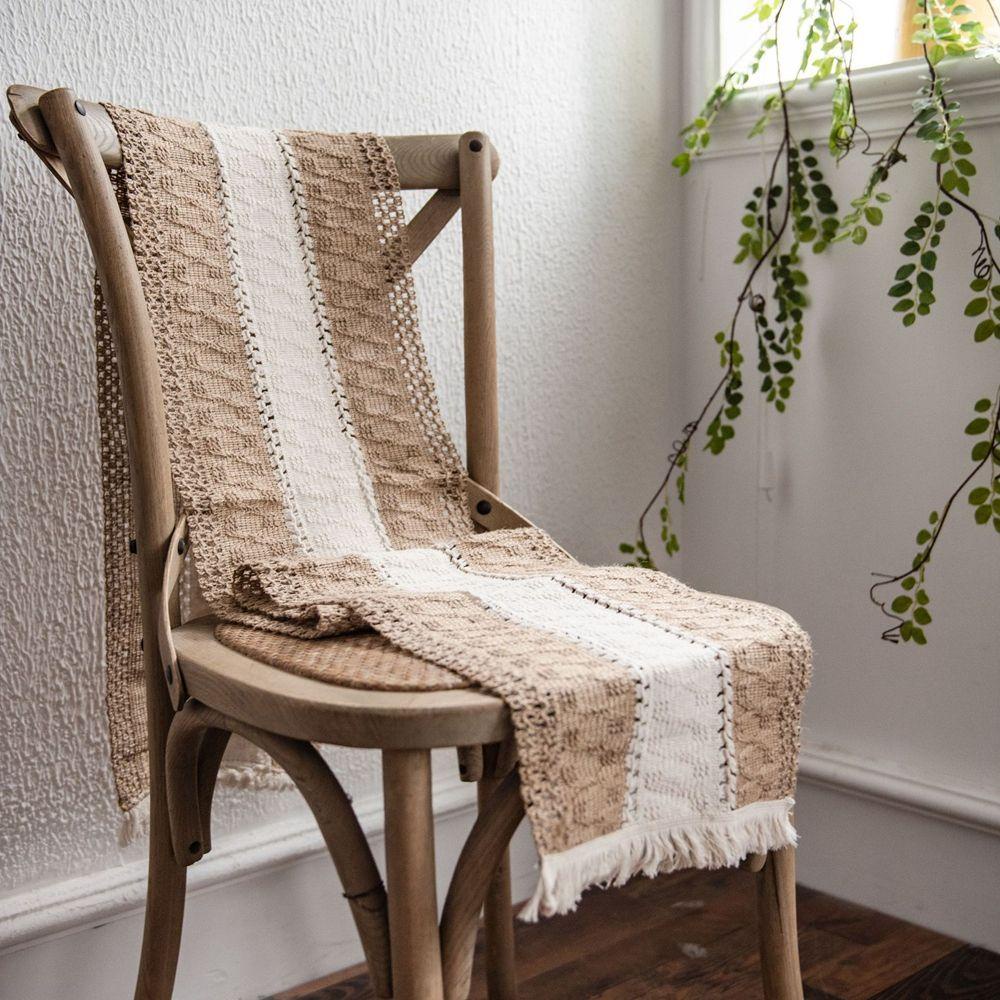 IVORY Khăn Trải Bàn Vải Bố Trang Trí Tiệc Cưới / Giáng Sinh Phong Cách Bohemian