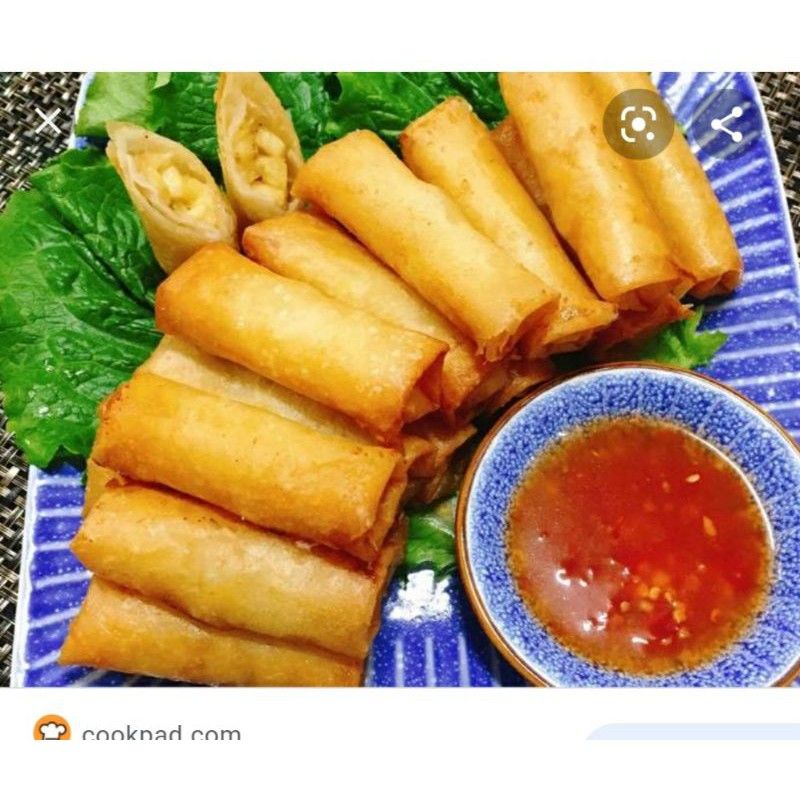 5xấp bánh tráng bò bía đậu xanh chuyên dùng cuốn chả giò.