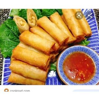 5xấp bánh tráng bò bía đậu xanh chuyên dùng cuốn chả giò.