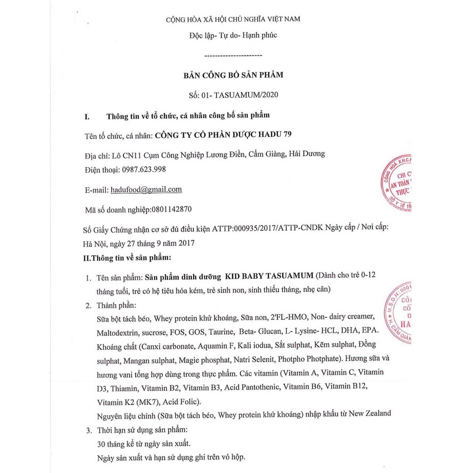 ✅ sữa bột cho trẻ sơ sinh Kid Baby Tasuamum sữa phát triển trí não cho bé trí tuệ toàn diện lon 900G/400G