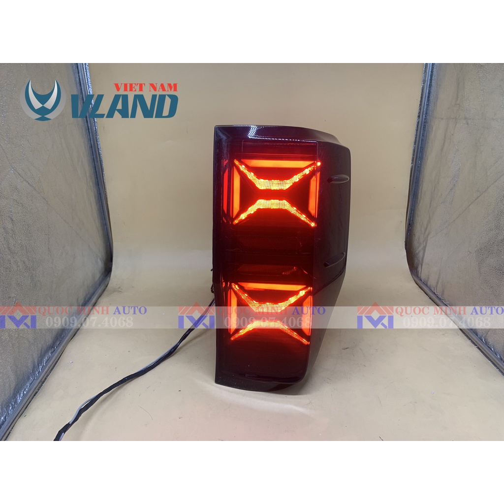 1 CẶP ĐÈN HẬU FORD RANGER 2012-2021 CHÍNH HÃNG VLAND MẪU SỐ 2