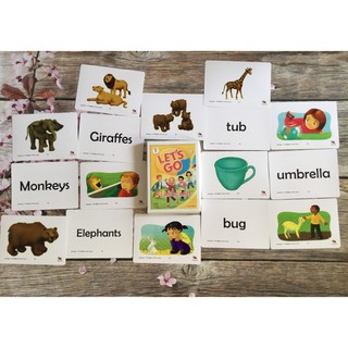 Flashcard Let's Go 1,2, Khổ A5, 2 mặt, 4th Edition