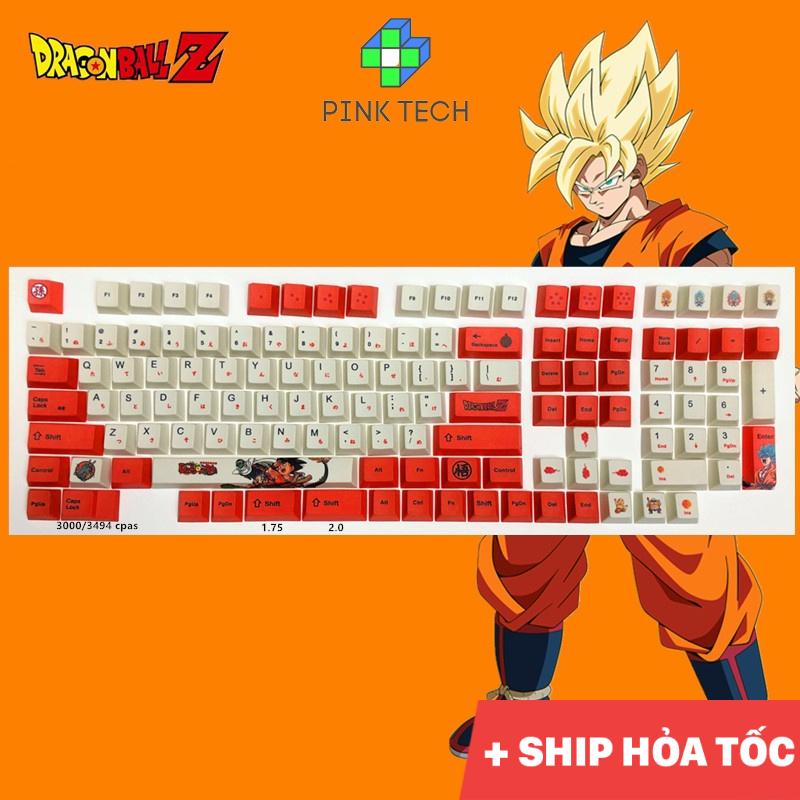 Keycap Dragon Ball chất liệu PBT công nghệ in dyesud dành cho bàn phím cơ