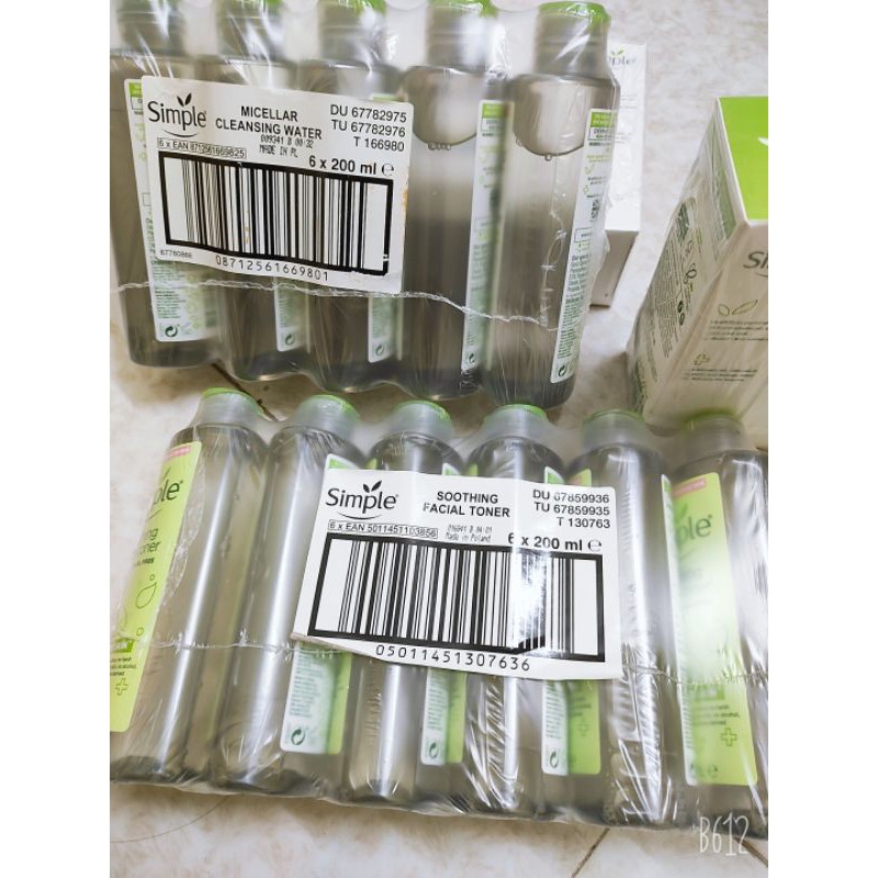 Combo SIMPLE Tẩy trang + Tonner Nước hoa hồng | BigBuy360 - bigbuy360.vn