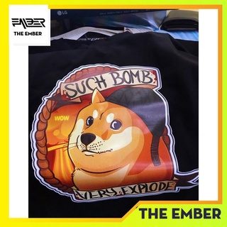 Áo CSGO Doge sticker cute 100% cotton dáng oversize