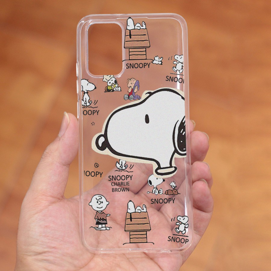 Ốp lưng SNOOPY Samsung Galaxy A22 A12 A02S S21 Note 20 Plus Ultra M51 A11 M11 Note 10 S10 Lite A51 A01 M30S DT Dẻo Trong | BigBuy360 - bigbuy360.vn