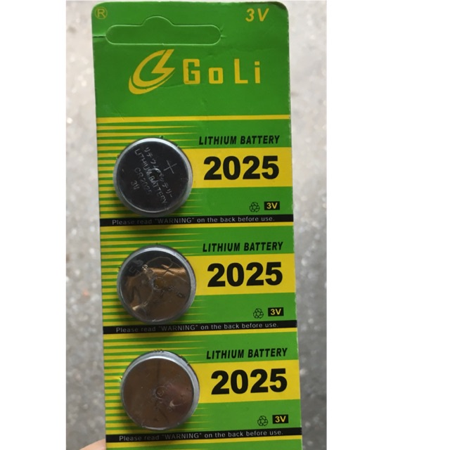 Pin Lithium CR2025 3V xịn vỉ 5 viên