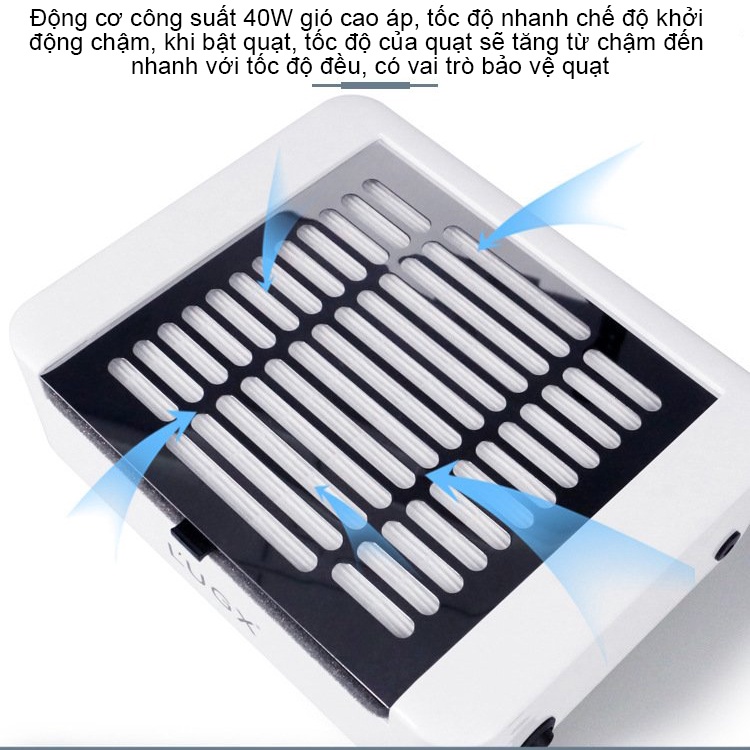 Máy hút bụi nail LUGX thương hiệu JELIVA 40W