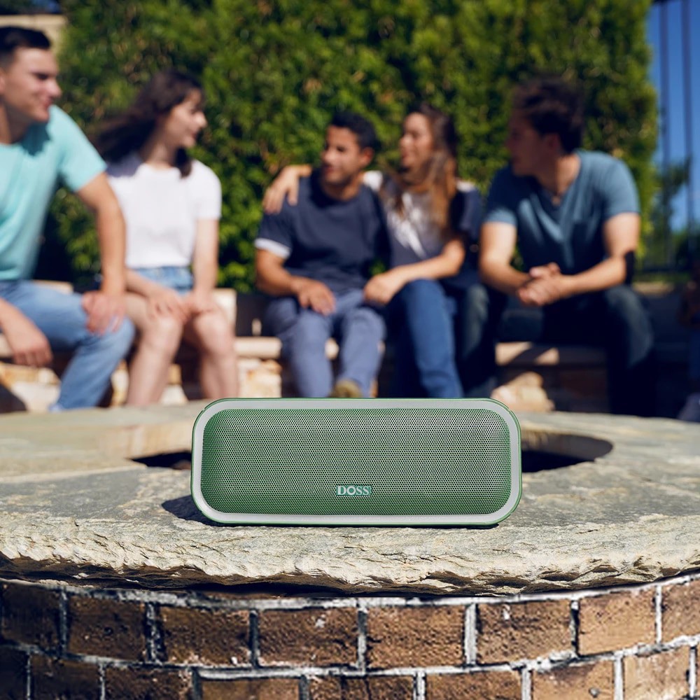 Loa di động Doss SoundBox Pro+ công suất 24W âm Bass mạnh cho điện thoại và máy tính