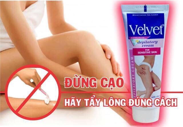 [Chính hãng] Kem Tẩy lông Velvet Nga 100ml.