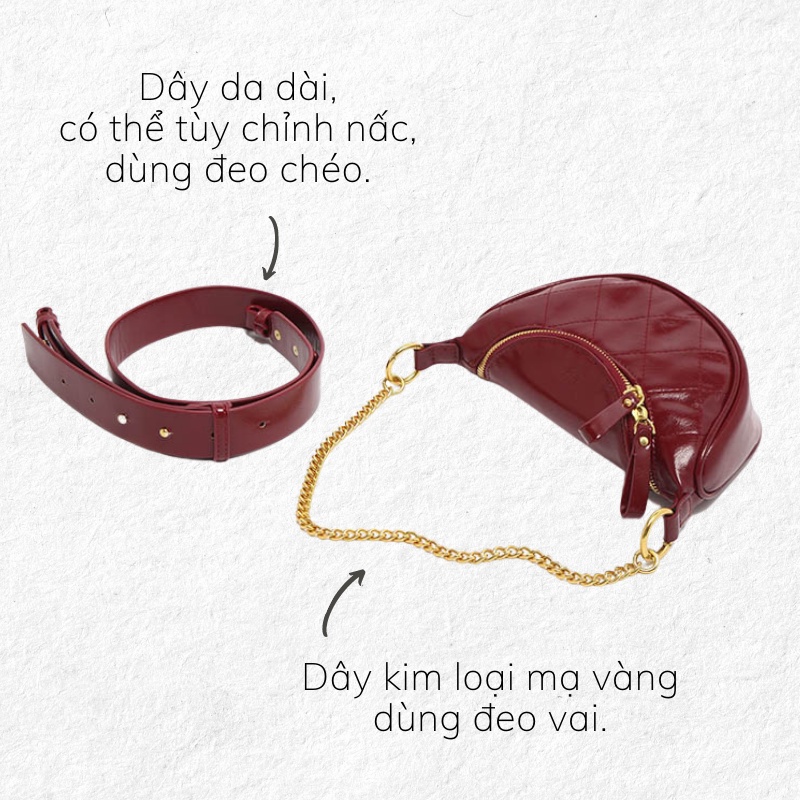 Túi bao tử nữ Micocah chính hãng cá tính Hàn Quốc mini đựng điện thoại ví tiền đi chơi đeo chéo Tina Shop EL003