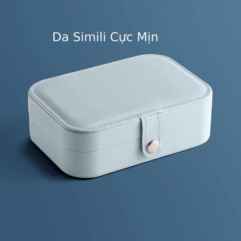 Hộp đựng phụ kiện trang sức CASEGRACE, hộp nữ trang bọc da sang trọng, hộp đựng nhẫn, dây chuyền bông tai