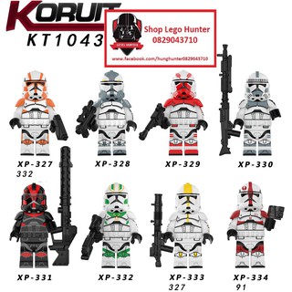 Koruit KT 1043 Minifigures Star Wars : The Clone Wars đồ chơi xếp hình nhân vật dạng Lego chiến tranh giữa các vì sao