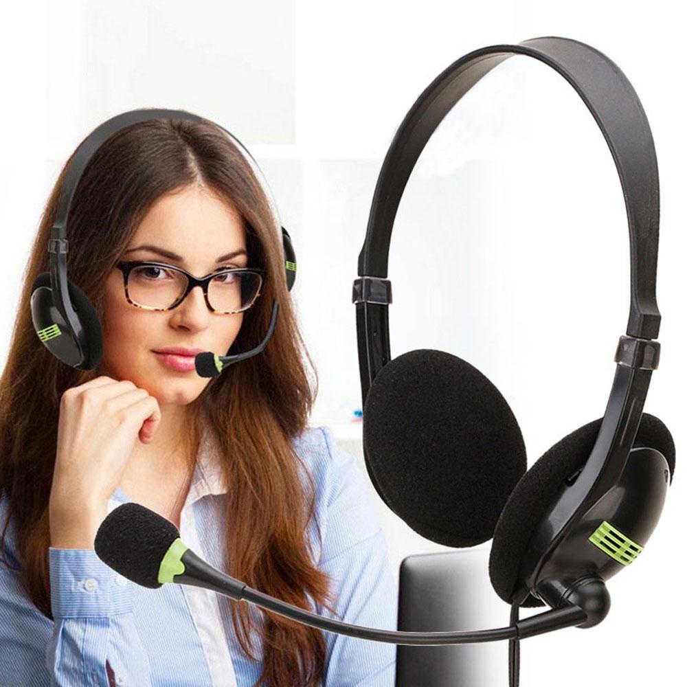 Tai Nghe Chụp Tai Có Dây USB Loại Bỏ Tiếng Ồn Trọng Lượng Nhẹ