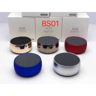 Loa Bluetooth BS01 nhỏ gọn nghe hay