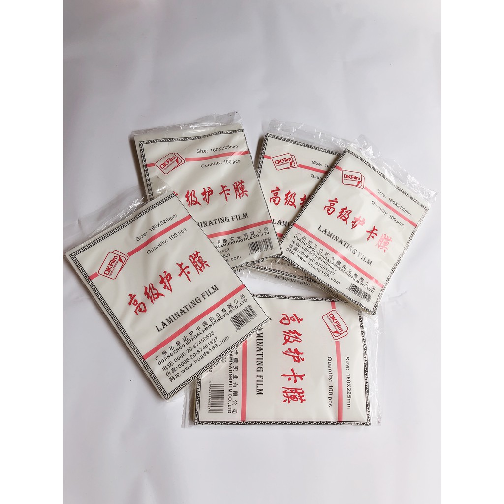 Giấy ép plastic khổ 160x225