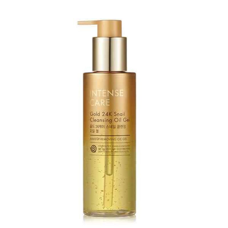 Gel (Dầu) Tẩy Trang Tonymoly INTENSE CARE GOLD 24K SNAIL CLEANSING OIL GEL 190ml