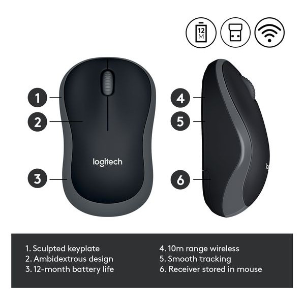 Chuột không dây Logitech M185