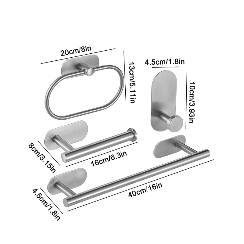 Giá Treo Khăn Tự Dính Tiện Dụng Cho Nhà Bếp