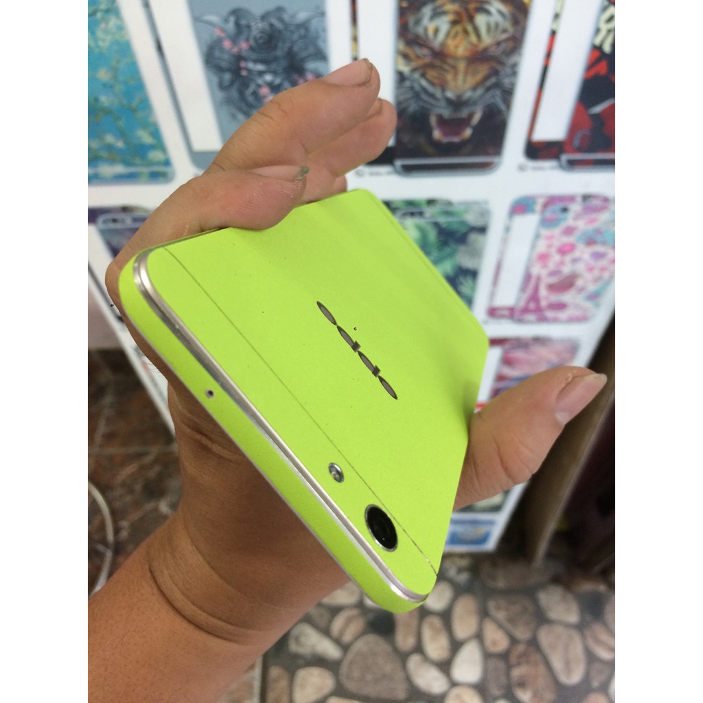 skin dán oppo F1s đủ màu yêu thích