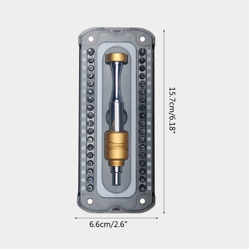 Bộ Tua Vít 37 Món Mini Nhiều Màu Sắc Chống Rơi Tiện Dụng