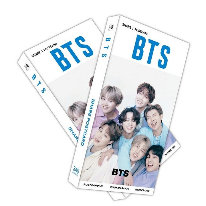 Hộp ảnh Postcard BANGTAN BOYS lomo sticker in hình idol Hàn Quốc