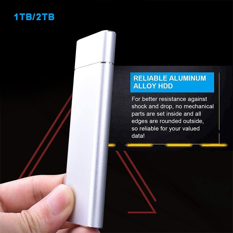 Ổ Cứng Di Động Tốc Độ Cao Usb 3.1 Mini 1tb / 2tb 2.5 '' Ssd | BigBuy360 - bigbuy360.vn