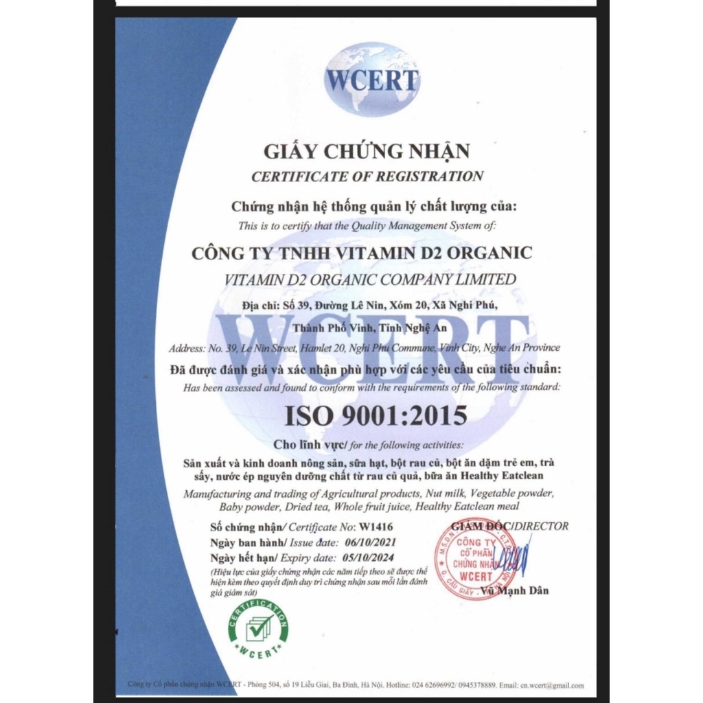 Sữa hạt hữu cơ Vitamin D2 - dạng bột gói - Bổ sung Vitamin từ củ quả - gồm hơn 26 loại hạt cao cấp thuần chay