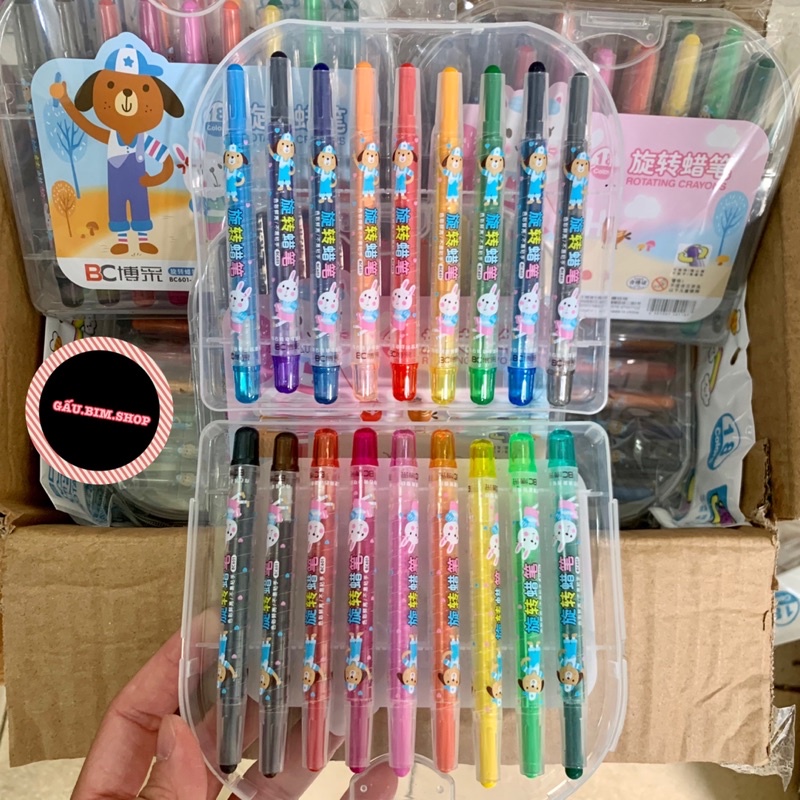 Bút sáp màu  12-18-24 màu